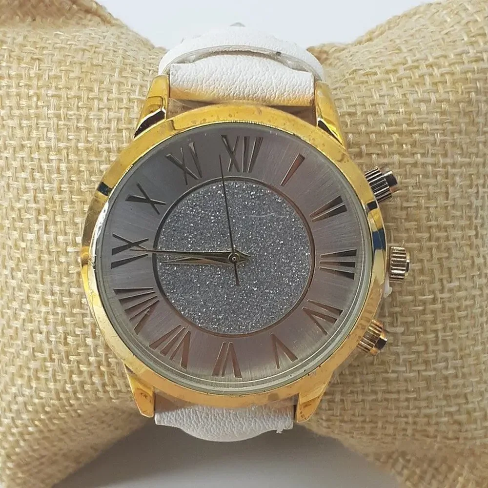 Kessaris KS9005 Japan Movement Roman Numerals Glitter White